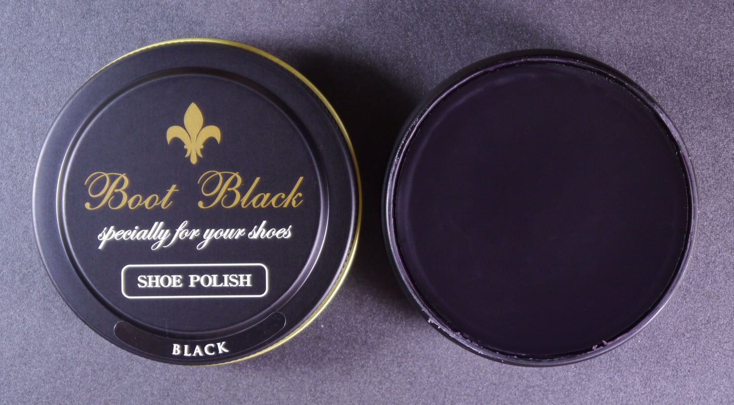 Wax Shoe Polish - Oil-Based Wax for True Mirror Gloss Without Cracks