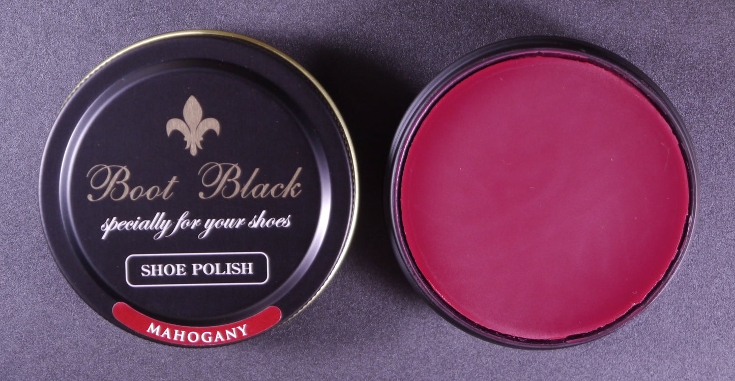 Wax Shoe Polish - Oil-Based Wax for True Mirror Gloss Without Cracks