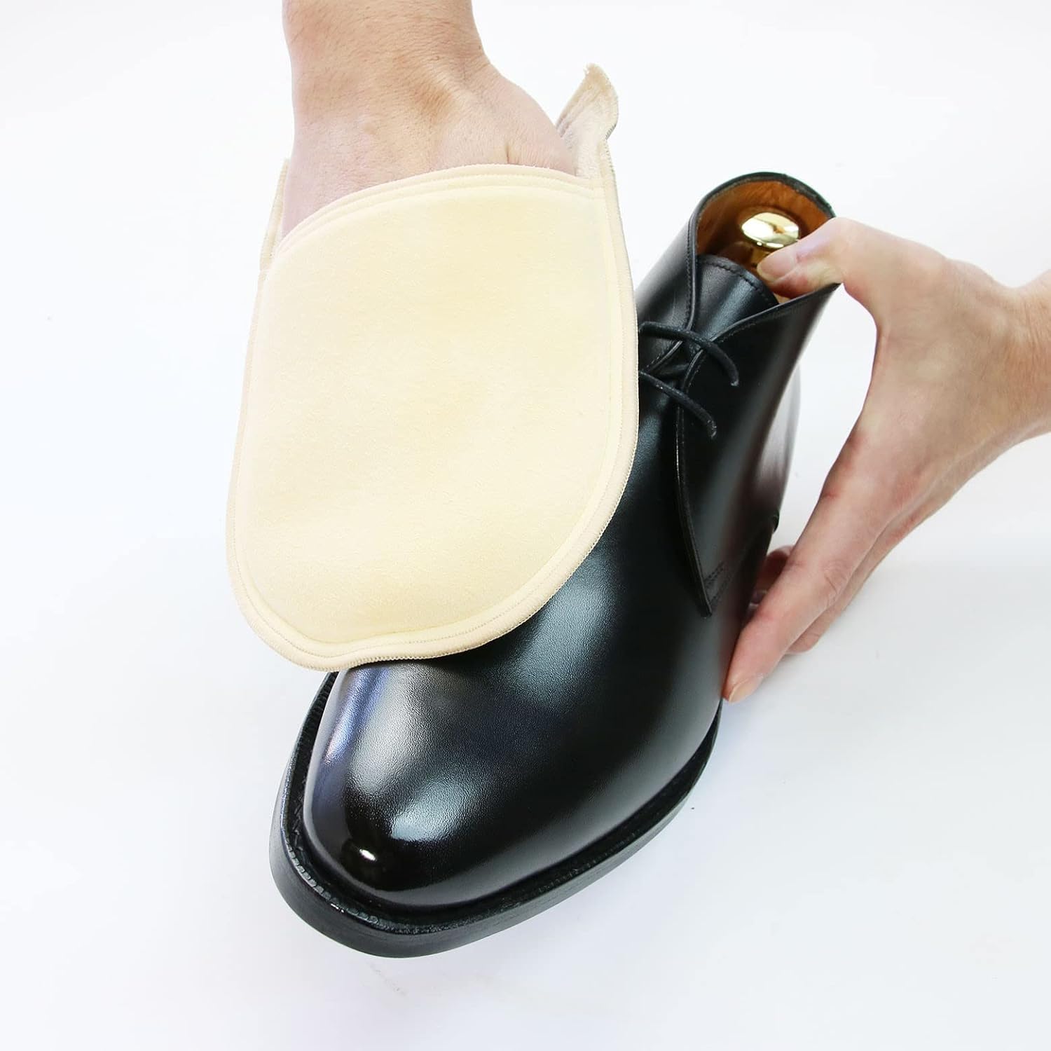 Shoe Shine Two Sided Glove