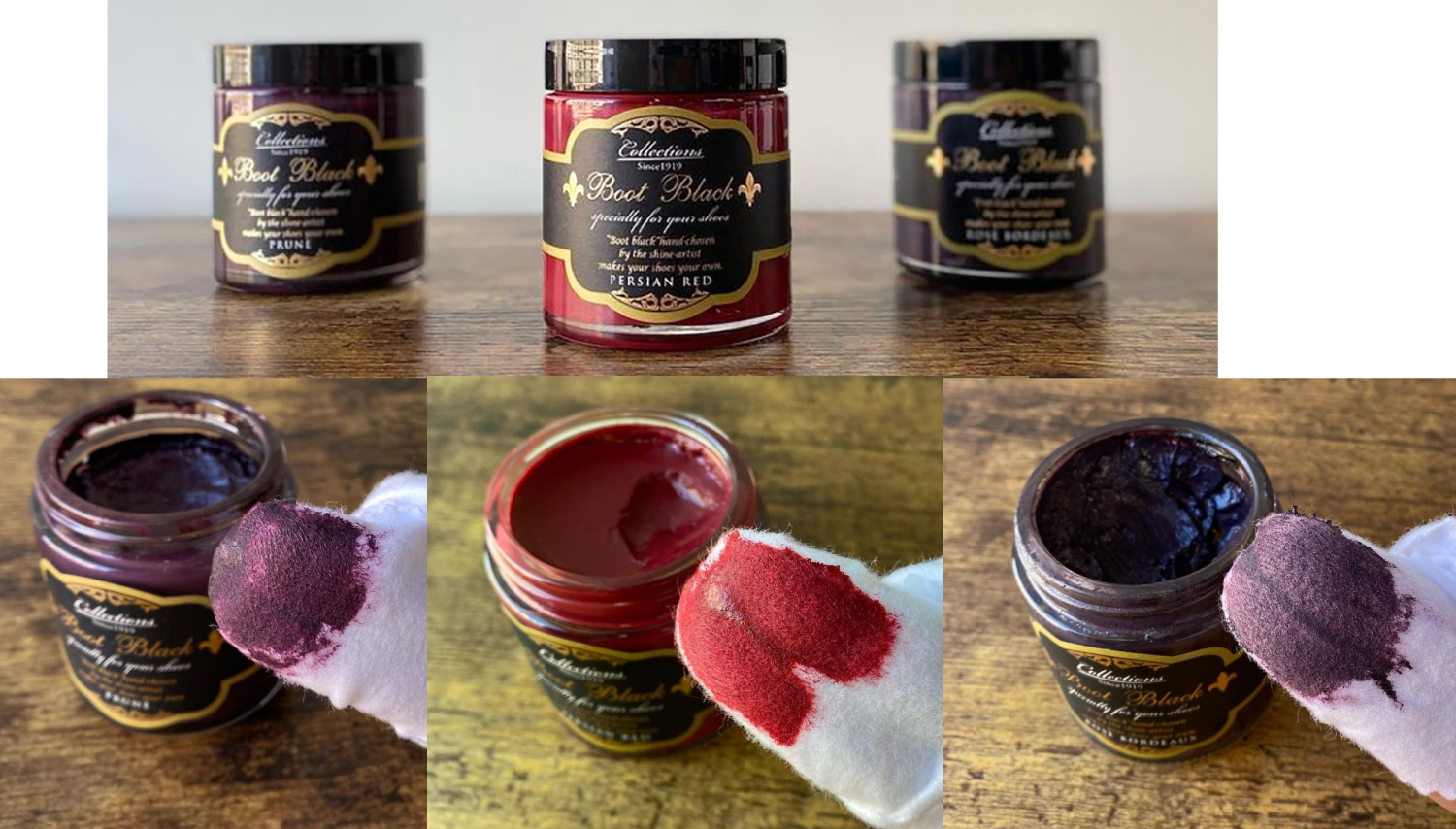 COLLECTIONS Shoe Cream – Deep Dyeing Cream for Smooth Leather