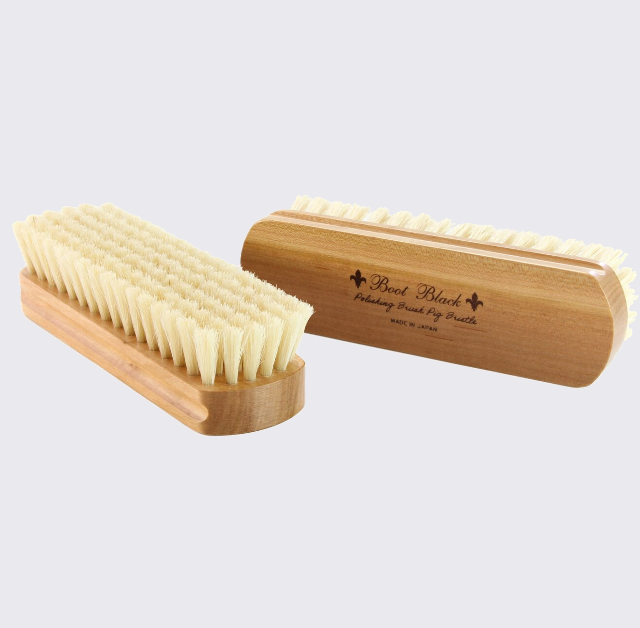 Pig Bristle Polishing Brush, Machine Made for Flawless Shine