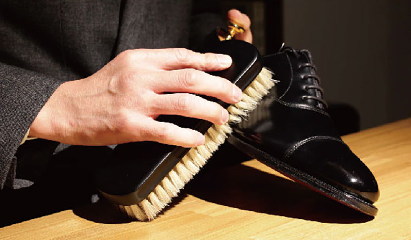 Horsehair Bristles Cleaning Brush - Handcrafted by Edoya Since 1718